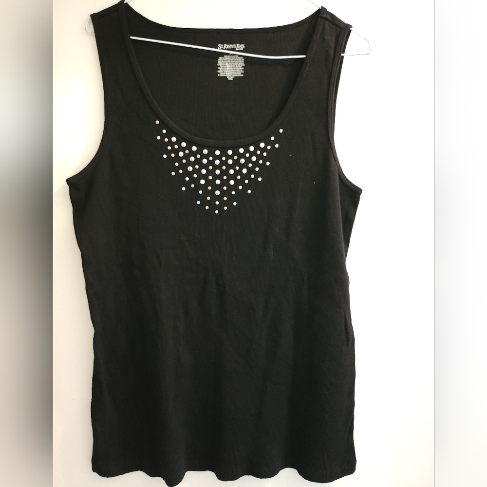 St. John's Bay Cotton Tank. Size xl. Preloved.